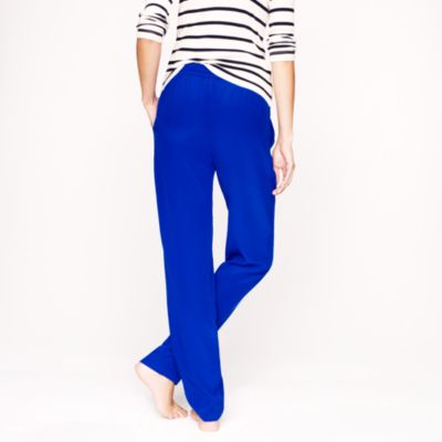 Silk crepe de chine pant