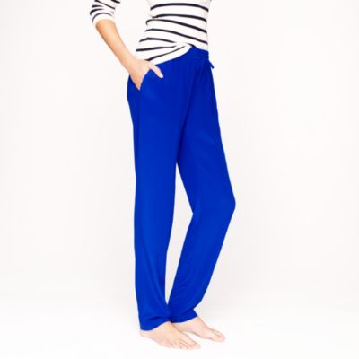 Silk crepe de chine pant