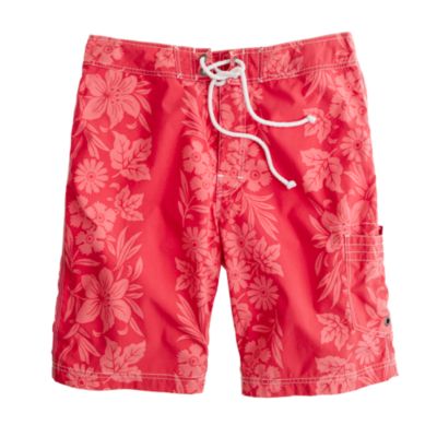 9" board shorts in floral hilo