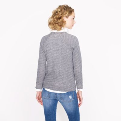 Collection embellished raglan sweatshirt