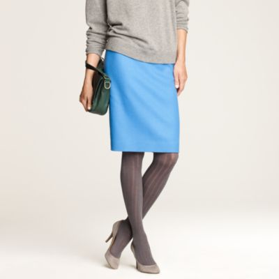Wide-rib wool tights