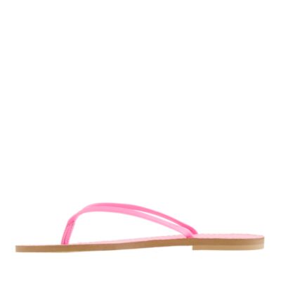 Leather capri sandals with colored footbed
