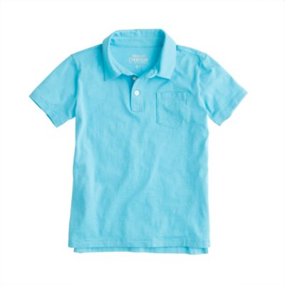 Boys' jersey polo