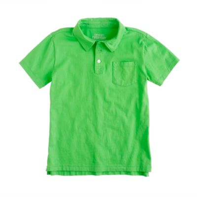 Boys' jersey polo
