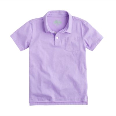 Boys' jersey polo