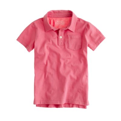 Boys' jersey polo