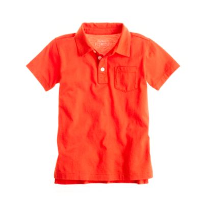Boys' jersey polo