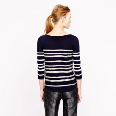 Three-quarter sleeved beaded top