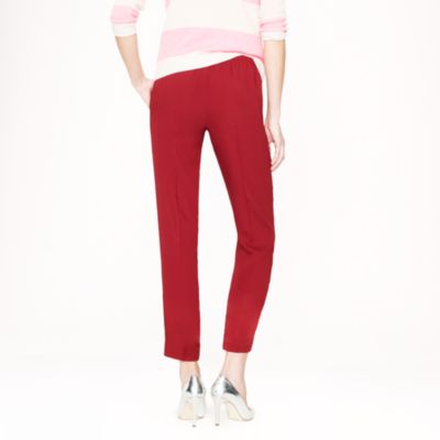 Pull-on crepe pant