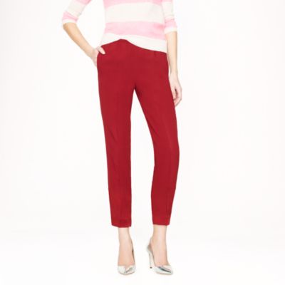 Pull-on crepe pant