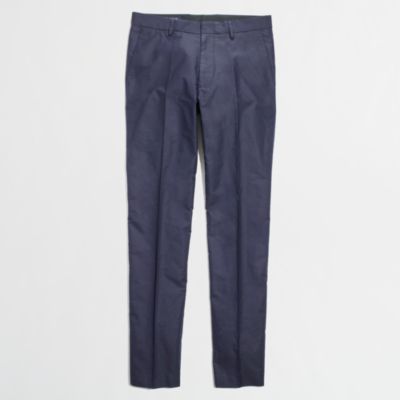 Factory Thompson suit pant in cotton piqu&eacute;