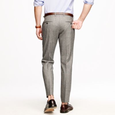 Ludlow classic suit pant in Prince of Wales check Italian wool flannel