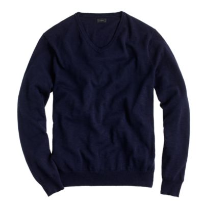 Cotton V-neck sweater