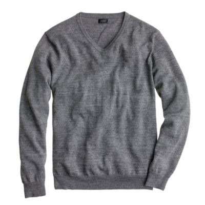 Cotton V-neck sweater