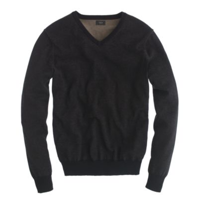 Cotton V-neck sweater