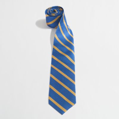 Factory reed-stripe tie