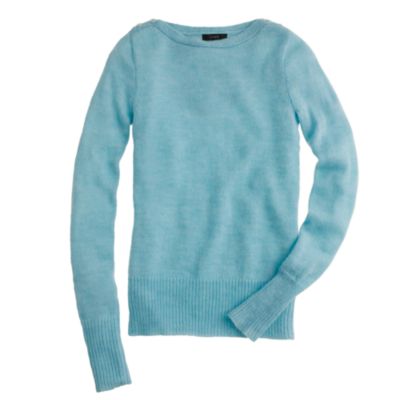 Buttoned boatneck sweater