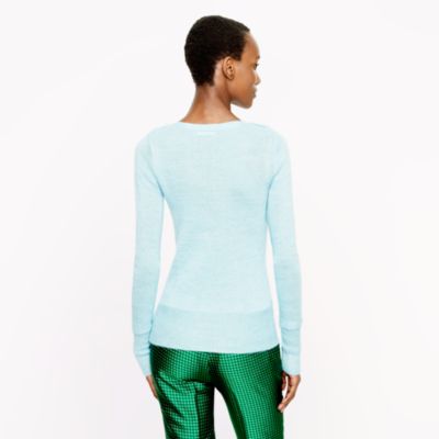 Buttoned boatneck sweater