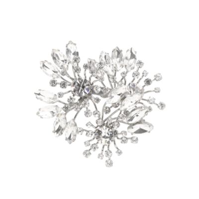 Bouquet crystal brooch