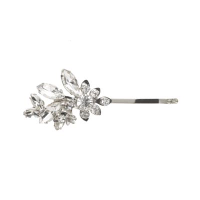 Pinwheel crystal hair pin