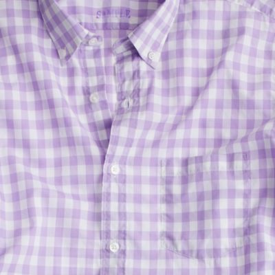 Secret Wash lightweight shirt in Van Buren gingham