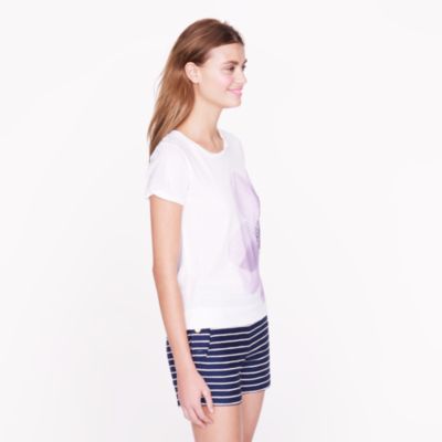 Purple poppy tee