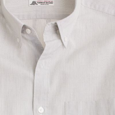 Slim Thomas Mason&reg; for J.Crew shirt in charcoal stripe