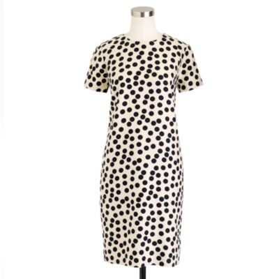 Scattered dot shift dress