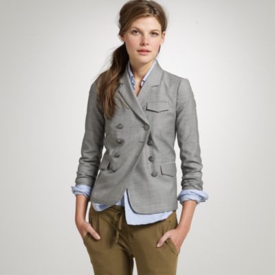 Double-breasted Bonnie blazer