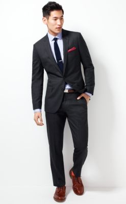 Slim Thomas Mason&reg; for J.Crew shirt in peri stripe