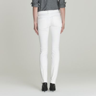 Matchstick jean in white denim