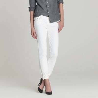 Matchstick jean in white denim