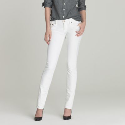 Matchstick jean in white denim