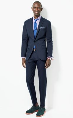 Ludlow classic suit pant in Italian cotton piqu&eacute;