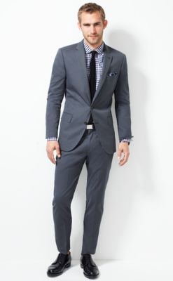 Ludlow suit jacket with double vent in Italian cotton piqu&eacute;