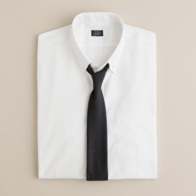 Button-down broadcloth dress shirt
