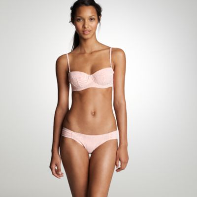 Seersucker underwire top