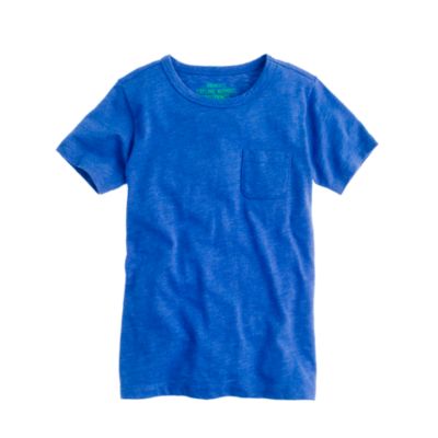 Boys' slub pocket tee