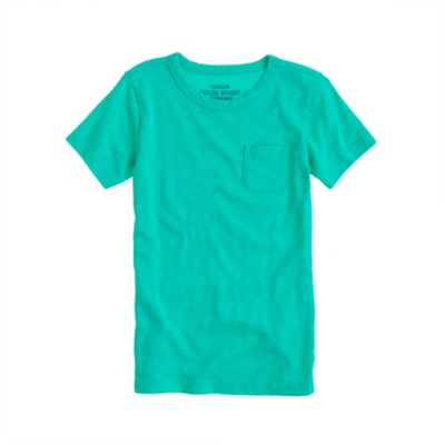 Boys' slub pocket tee