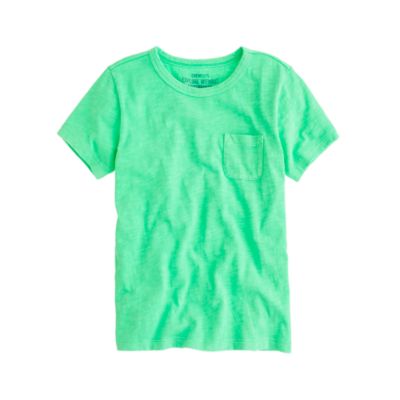 Boys' slub pocket tee