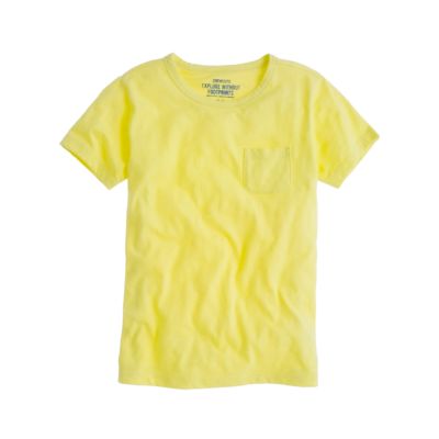 Boys' slub pocket tee