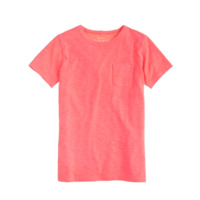 Boys' slub pocket tee