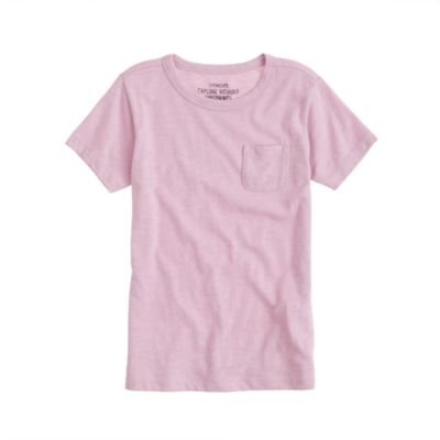 Boys' slub pocket tee