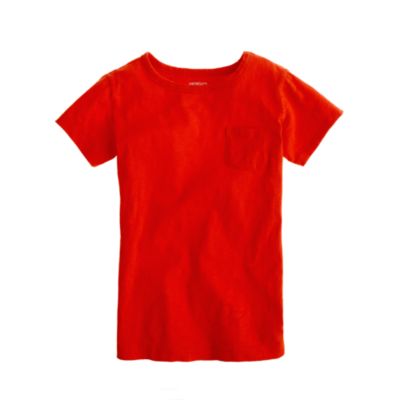 Boys' slub pocket tee