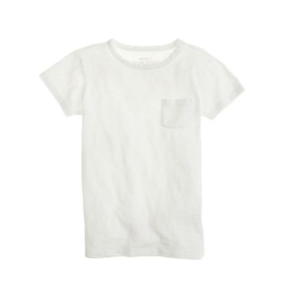 Boys' slub pocket tee