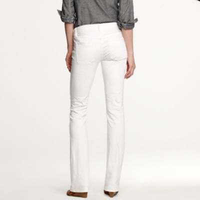 Bootcut jean in white denim