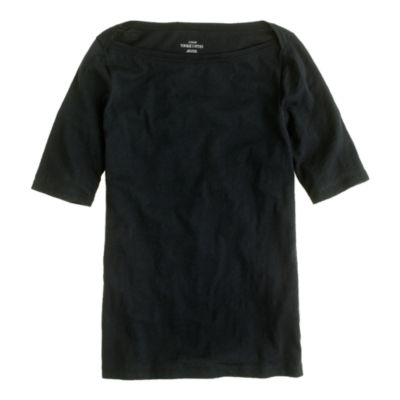 Vintage cotton boatneck tee