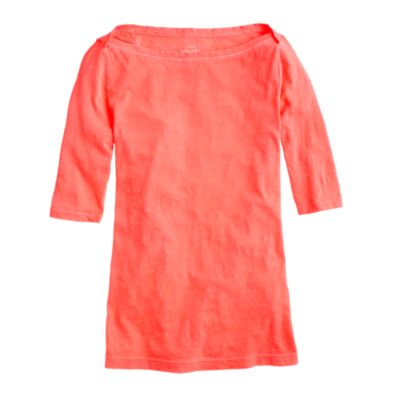 Vintage cotton boatneck tee