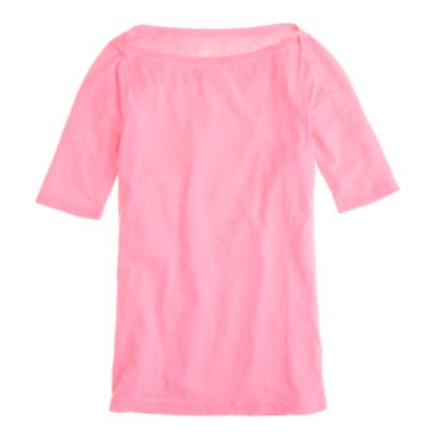 Vintage cotton boatneck tee