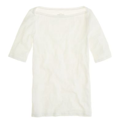 Vintage cotton boatneck tee